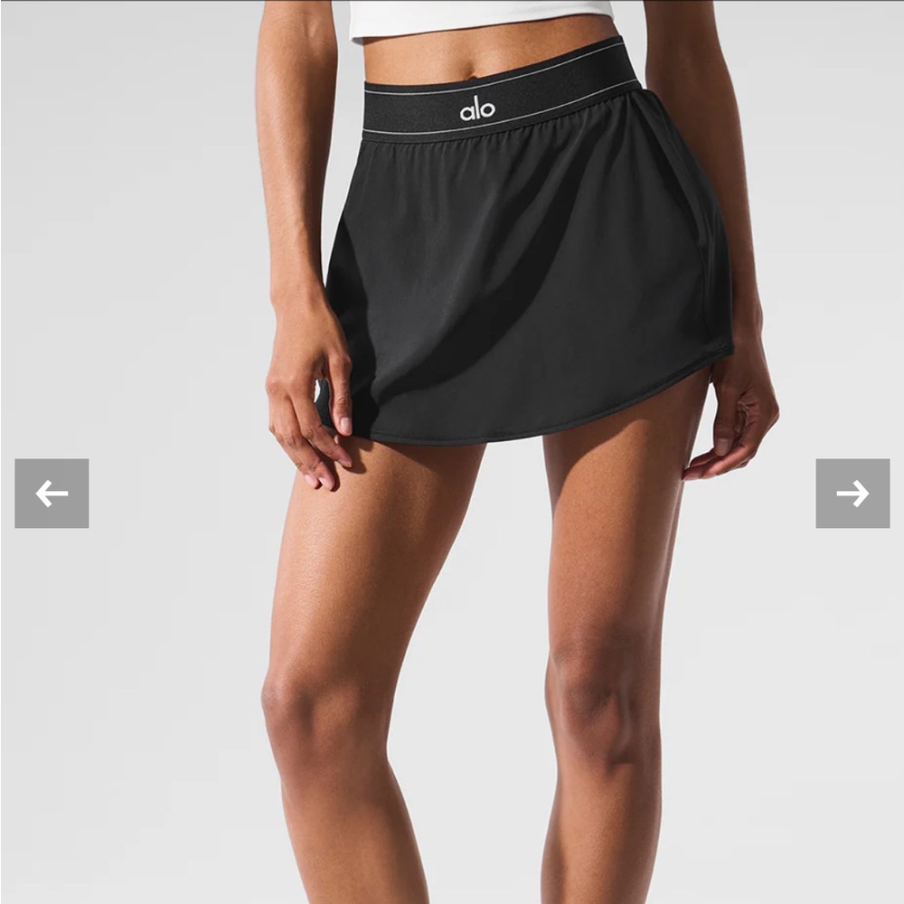 Alo Yoga Black Skirt